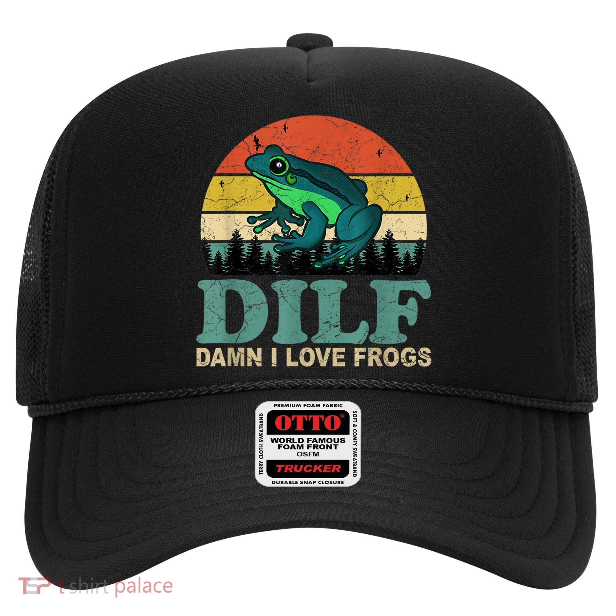 Dilf Damn I Love Frogs Hat