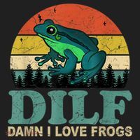 Dilf Damn I Love Frogs Hat thumb 2