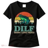 Dilf Damn I Love Frogs Women's T-Shirt thumb 0