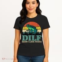 Dilf Damn I Love Frogs Women's T-Shirt thumb 4