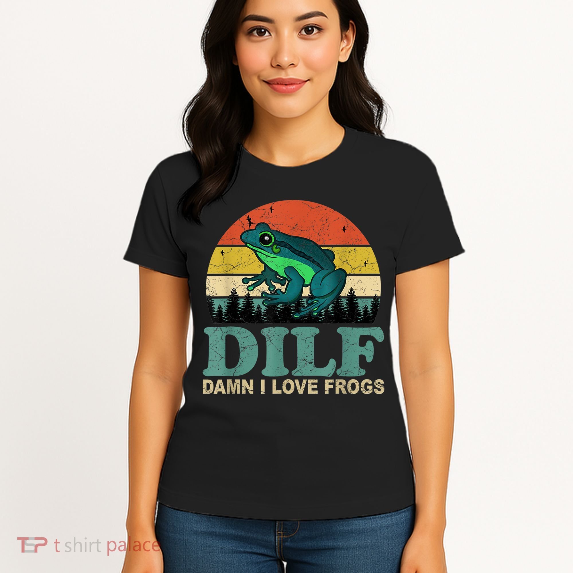 Dilf Damn I Love Frogs Women's T-Shirt