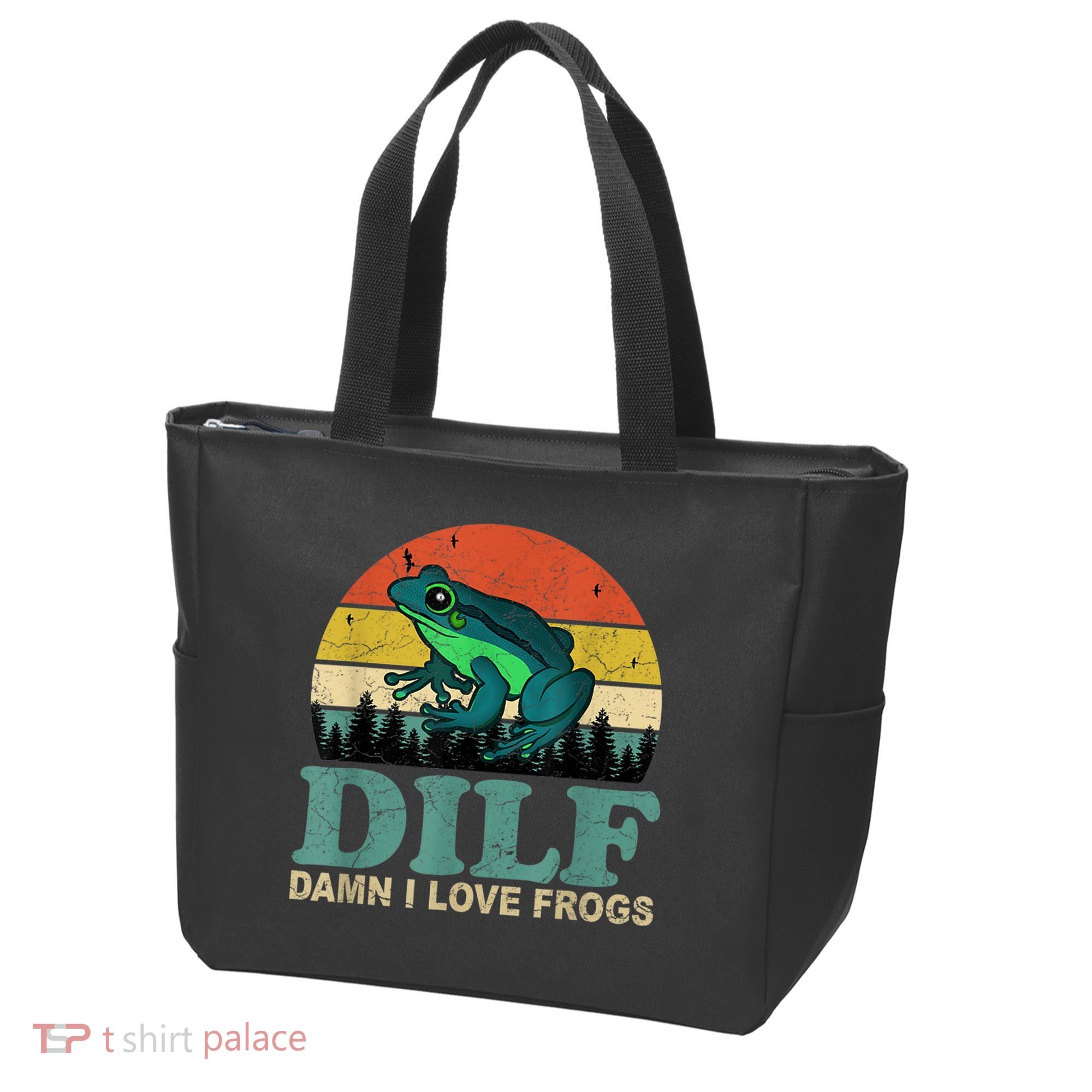 Dilf Damn I Love Frogs Tote Bag