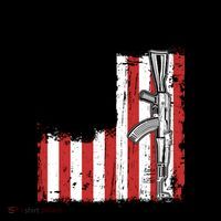 DILF Damn I Love Firearms Distressed USA American Flag Coffee Mug thumb 5