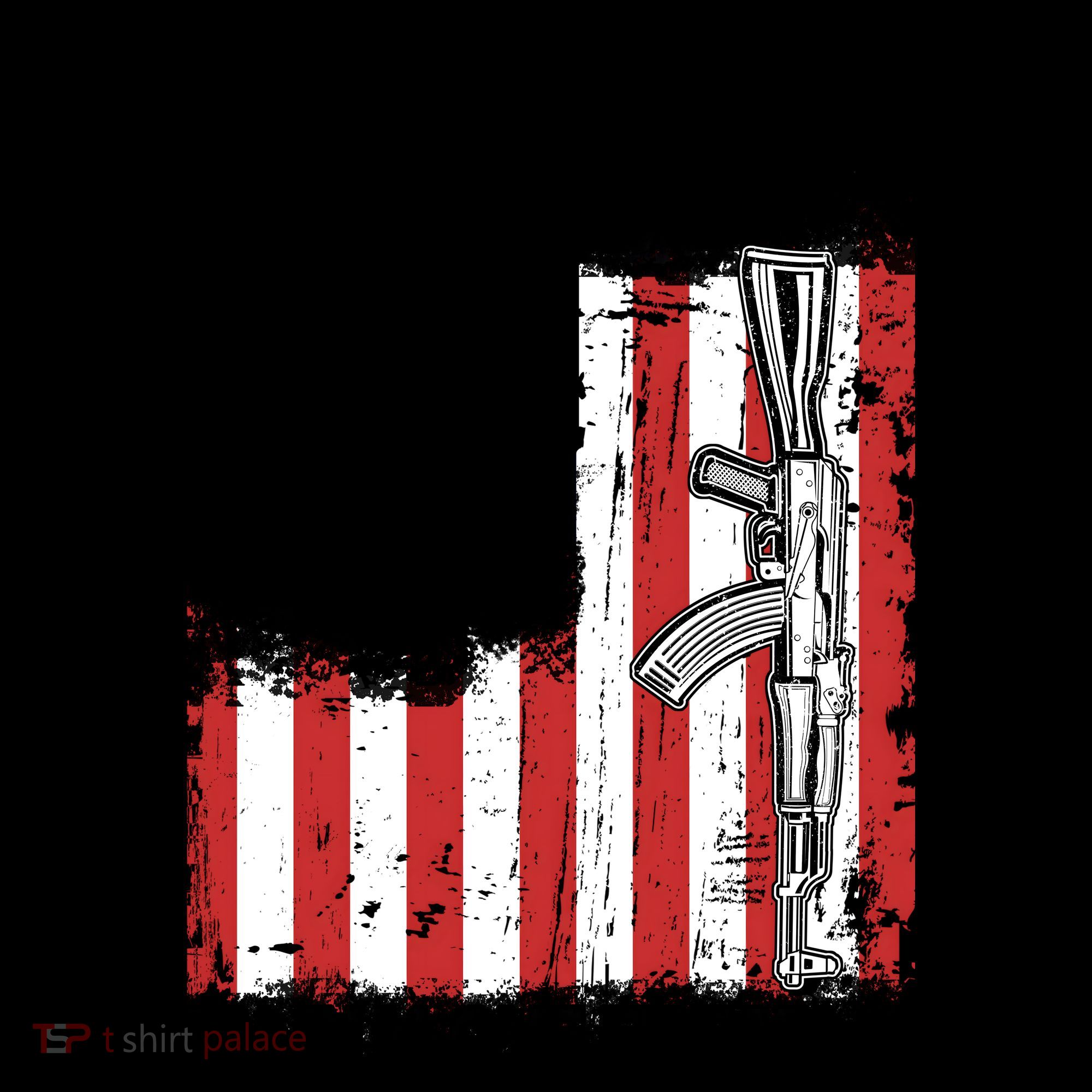 DILF Damn I Love Firearms Distressed USA American Flag Coffee Mug