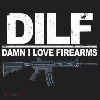 DILF Damn I Love Firearms Women's Sweatshirt thumb 2