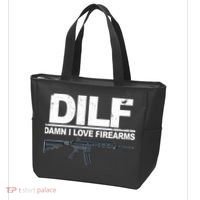 DILF Damn I Love Firearms Tote Bag thumb 3