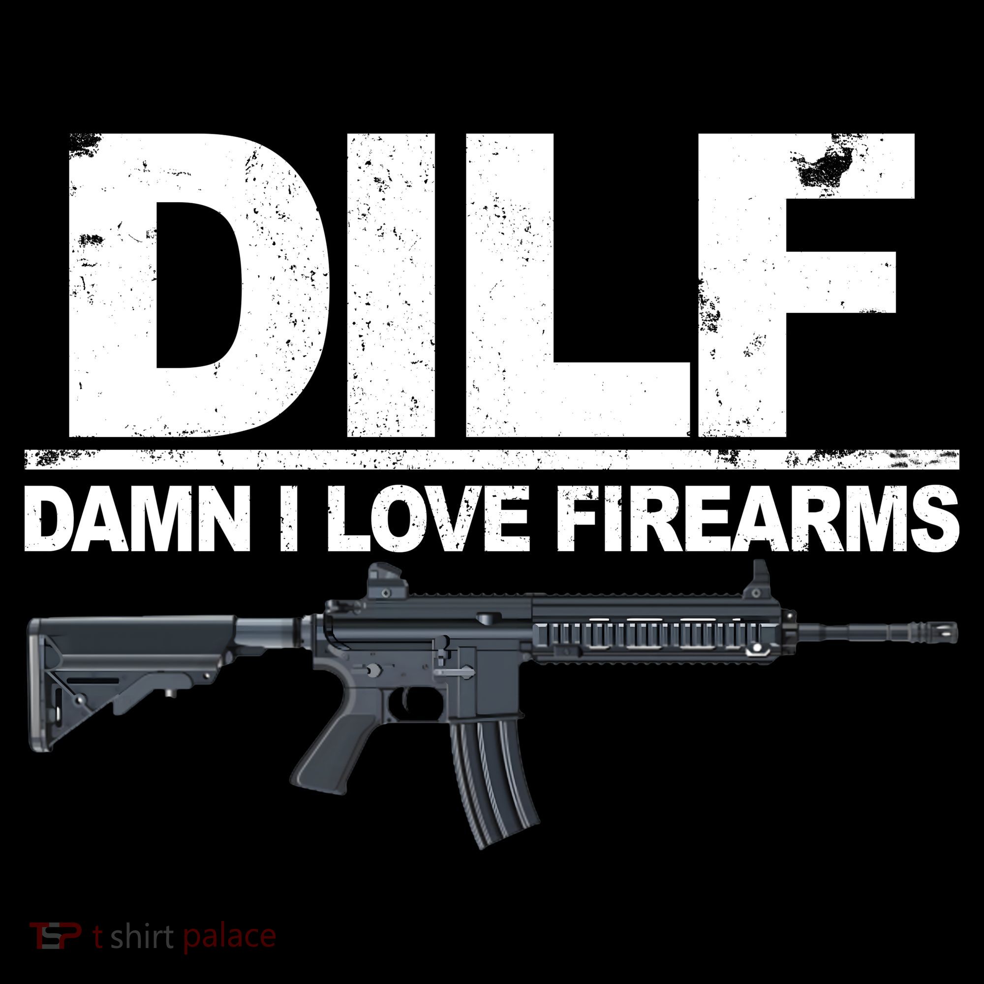 DILF Damn I Love Firearms Tote Bag