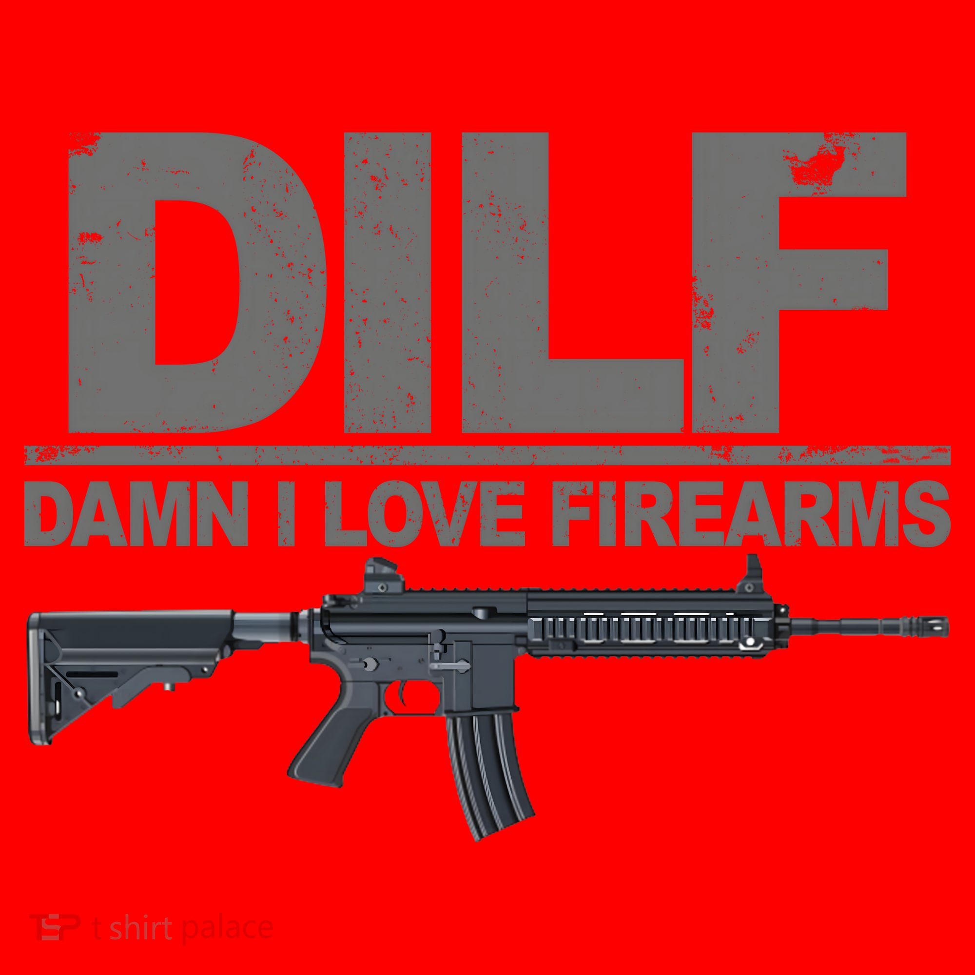 DILF Damn I Love Firearms Santa Hat