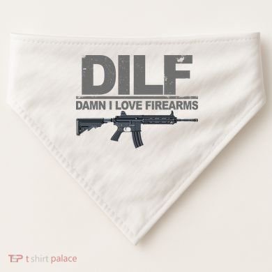 DILF Damn I Love Firearms USA-Made Doggie Bandana