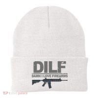DILF Damn I Love Firearms Beanie thumb 0