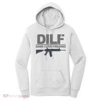 DILF Damn I Love Firearms Women's Hoodie thumb 0