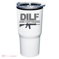 DILF Damn I Love Firearms Tumbler thumb 0