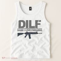 DILF Damn I Love Firearms Tank Top thumb 2