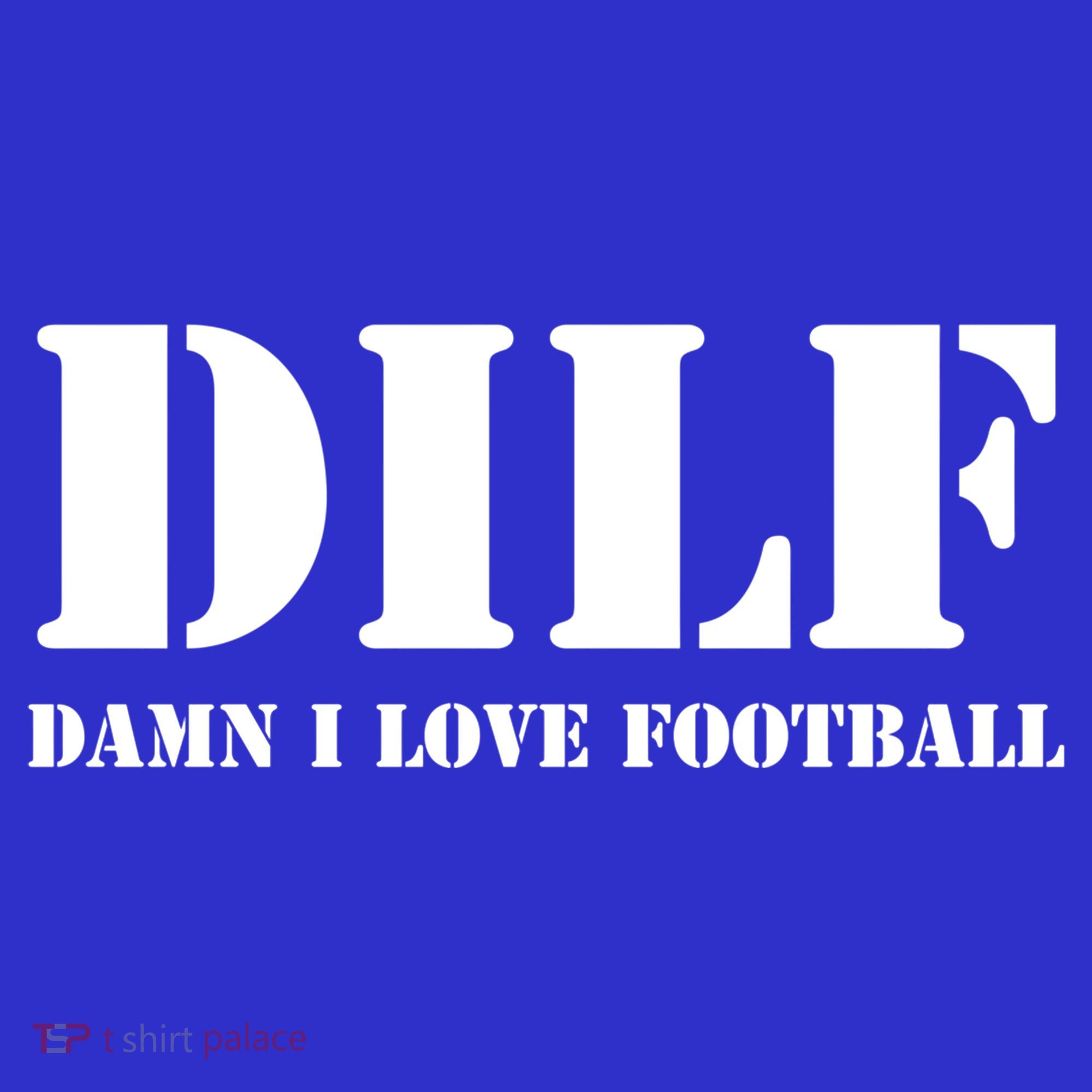 Dilf Damn I Love Football Funny Fathers Day Gift Dad Joke Gift Visor