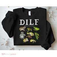 Dilf Damn I Love Frogs Frog Species Graphic Sweatshirt thumb 2