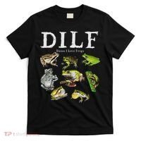 Dilf Damn I Love Frogs Frog Species Graphic T-Shirt thumb 0
