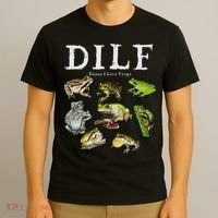 Dilf Damn I Love Frogs Frog Species Graphic T-Shirt thumb 3