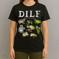Dilf Damn I Love Frogs Frog Species Graphic T-Shirt thumb 4