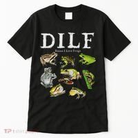 Dilf Damn I Love Frogs Frog Species Graphic Tall T-Shirt thumb 0