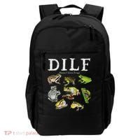 Dilf Damn I Love Frogs Frog Species Graphic Backpack thumb 0