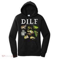 Dilf Damn I Love Frogs Frog Species Graphic Women's Hoodie thumb 0
