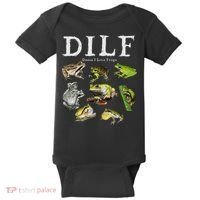 Dilf Damn I Love Frogs Frog Species Graphic Baby Bodysuit thumb 0