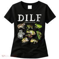 Dilf Damn I Love Frogs Frog Species Graphic Women's T-Shirt thumb 0