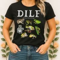 Dilf Damn I Love Frogs Frog Species Graphic Women's T-Shirt thumb 2