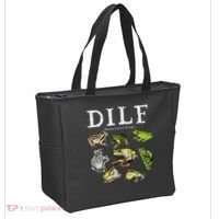 Dilf Damn I Love Frogs Frog Species Graphic Tote Bag thumb 2