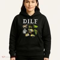 Dilf Damn I Love Frogs Frog Species Graphic Hoodie thumb 5