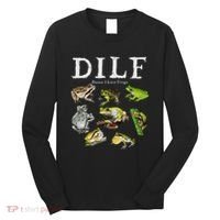 Dilf Damn I Love Frogs Frog Species Graphic Long Sleeve Shirt thumb 0