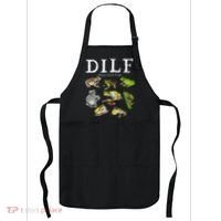 Dilf Damn I Love Frogs Frog Species Graphic Apron thumb 0