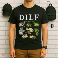 Dilf Damn I Love Frogs Frog Species Graphic T-Shirt thumb 6