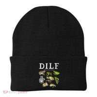 Dilf Damn I Love Frogs Frog Species Graphic Beanie thumb 0