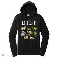 Dilf Damn I Love Frogs Frog Species Graphic Women's Hoodie thumb 0