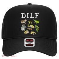 Dilf Damn I Love Frogs Frog Species Graphic Hat thumb 0