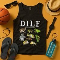 Dilf Damn I Love Frogs Frog Species Graphic Tank Top thumb 4