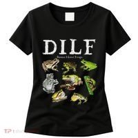 Dilf Damn I Love Frogs Frog Species Graphic Women's T-Shirt thumb 0