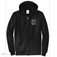 Dilf Damn I Love Frogs Frog Species Graphic Full Zip Hoodie thumb 0