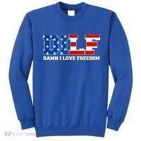 DILF Damn I Love Freedom Funny Patriotic 4th Of July Sweatshirt thumb 0