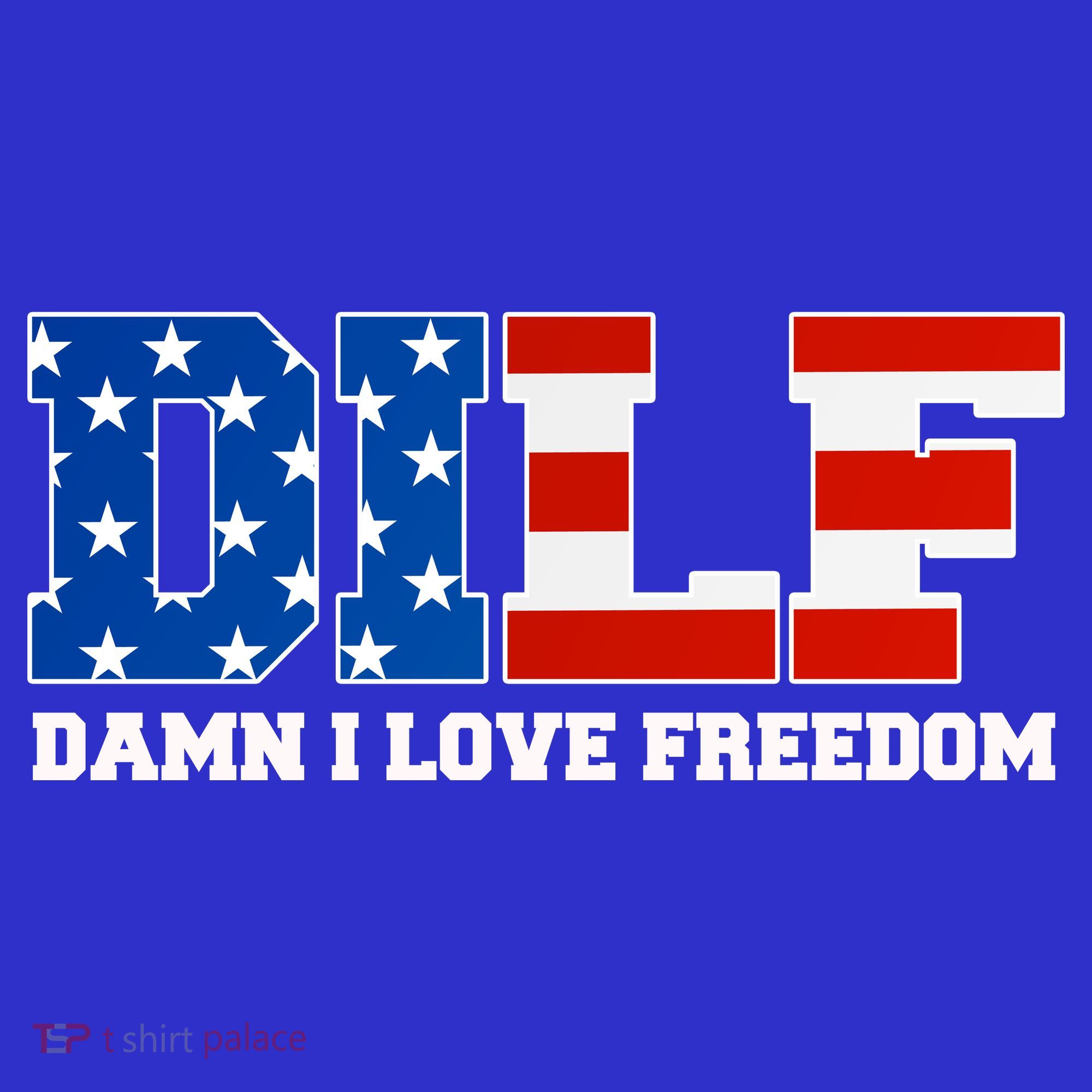 DILF Damn I Love Freedom Funny Patriotic 4th Of July Mousepad