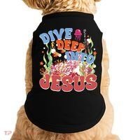 Dive Deep Into Jesus Scuba Vbs 2024 Christian Camp Gift Doggie Tank thumb 0