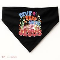 Dive Deep Into Jesus Scuba Vbs 2024 Christian Camp Gift USA-Made Doggie Bandana thumb 0