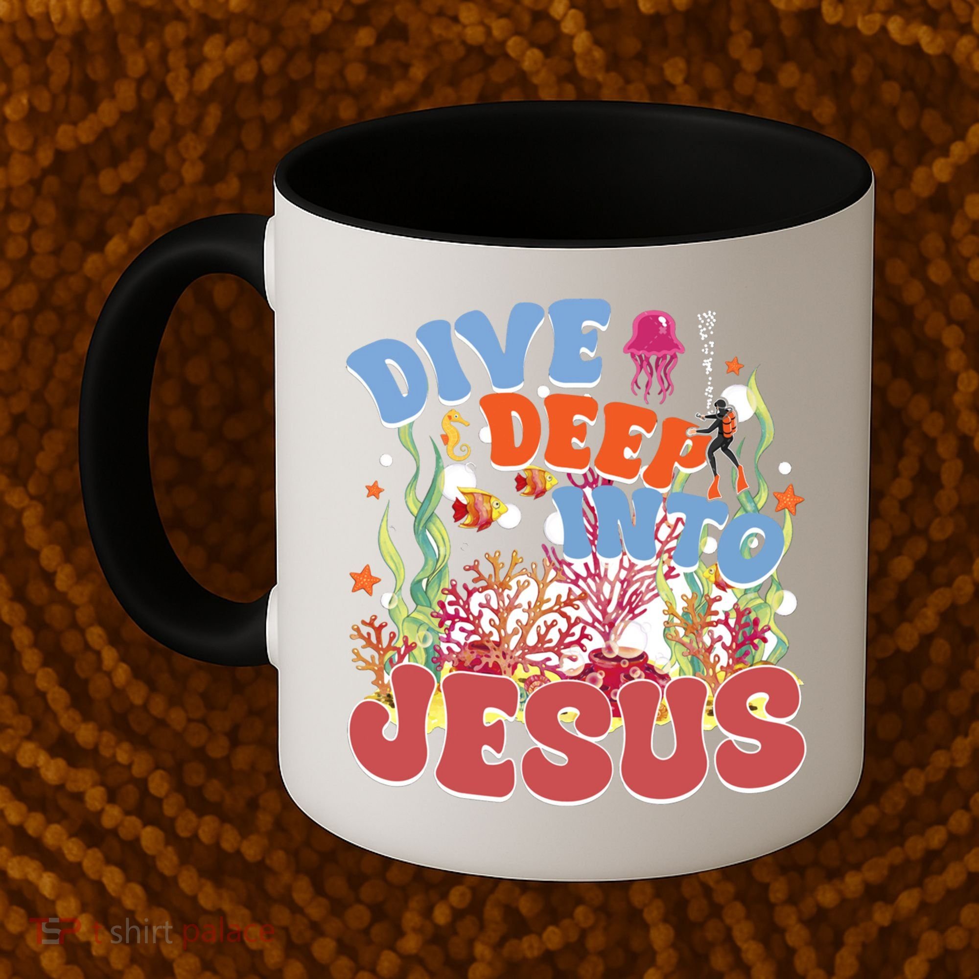 Dive Deep Into Jesus Scuba Vbs 2024 Christian Camp Gift Coffee Mug