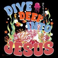 Dive Deep Into Jesus Scuba Vbs 2024 Christian Camp Gift Women's Hoodie thumb 2