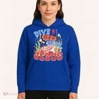 Dive Deep Into Jesus Scuba Vbs 2024 Christian Camp Gift Hoodie thumb 5