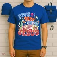 Dive Deep Into Jesus Scuba Vbs 2024 Christian Camp Gift T-Shirt thumb 6