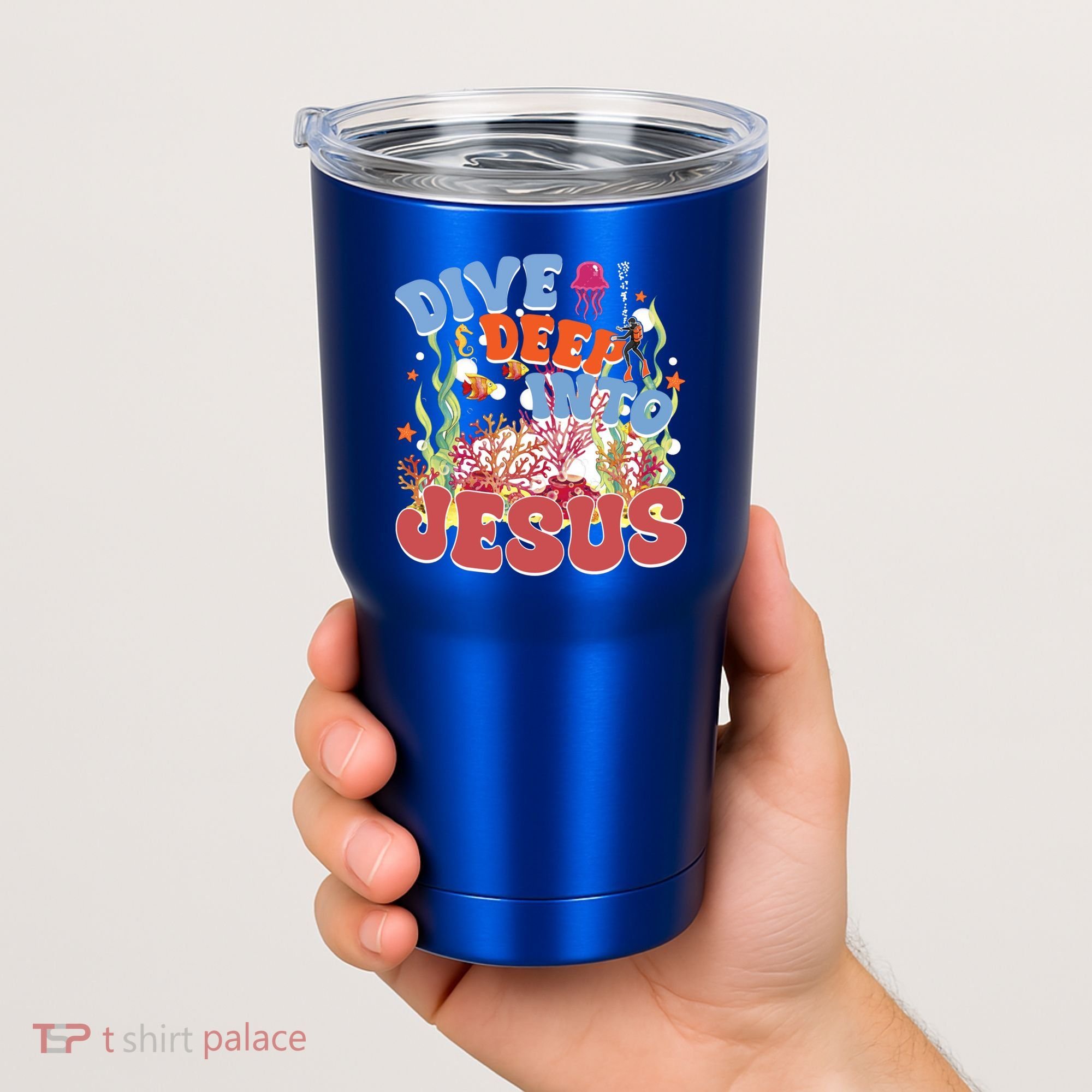 Dive Deep Into Jesus Scuba Vbs 2024 Christian Camp Gift Tumbler