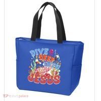 Dive Deep Into Jesus Scuba Vbs 2024 Christian Camp Gift Tote Bag thumb 3