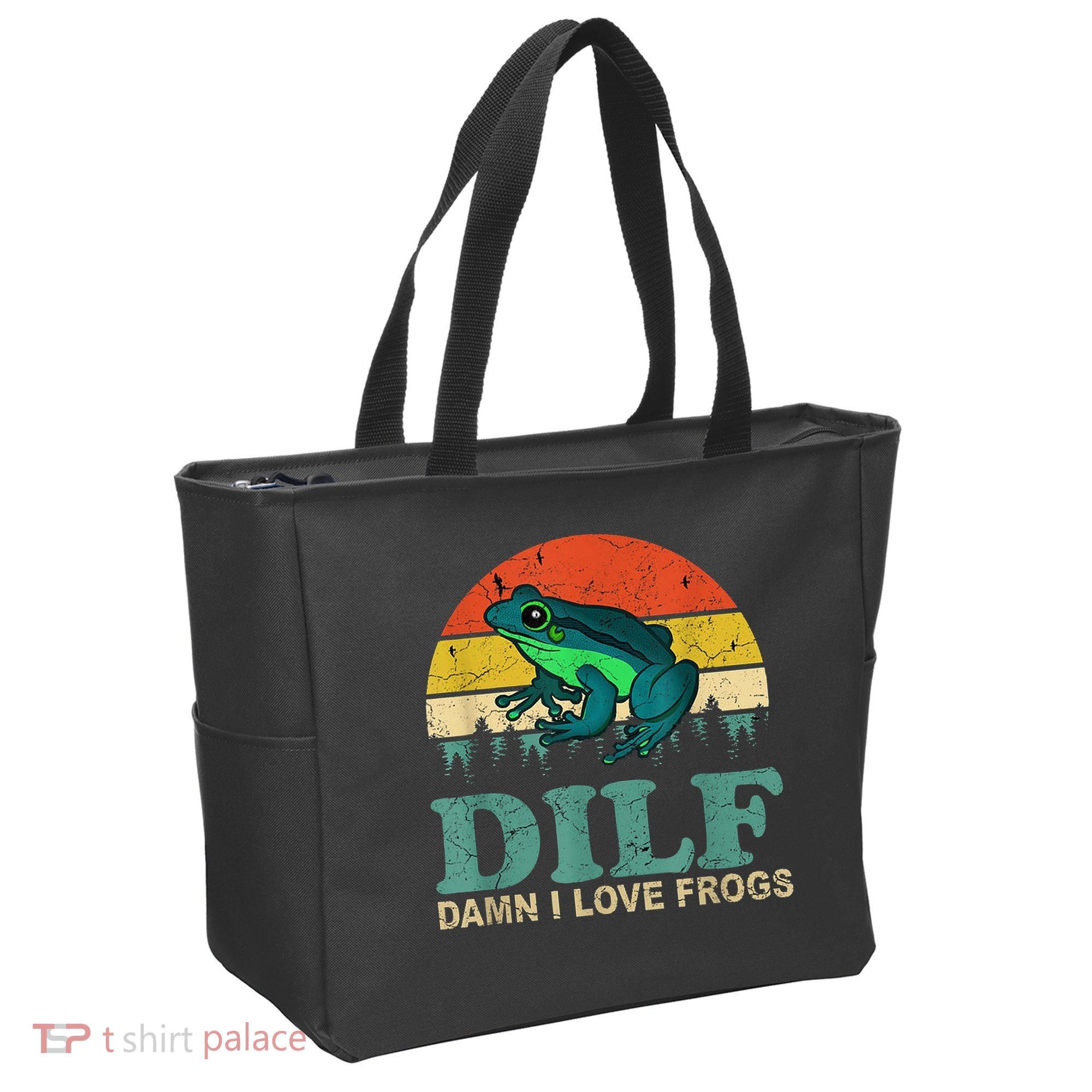 DILF Damn I Love Frogs Tote Bag